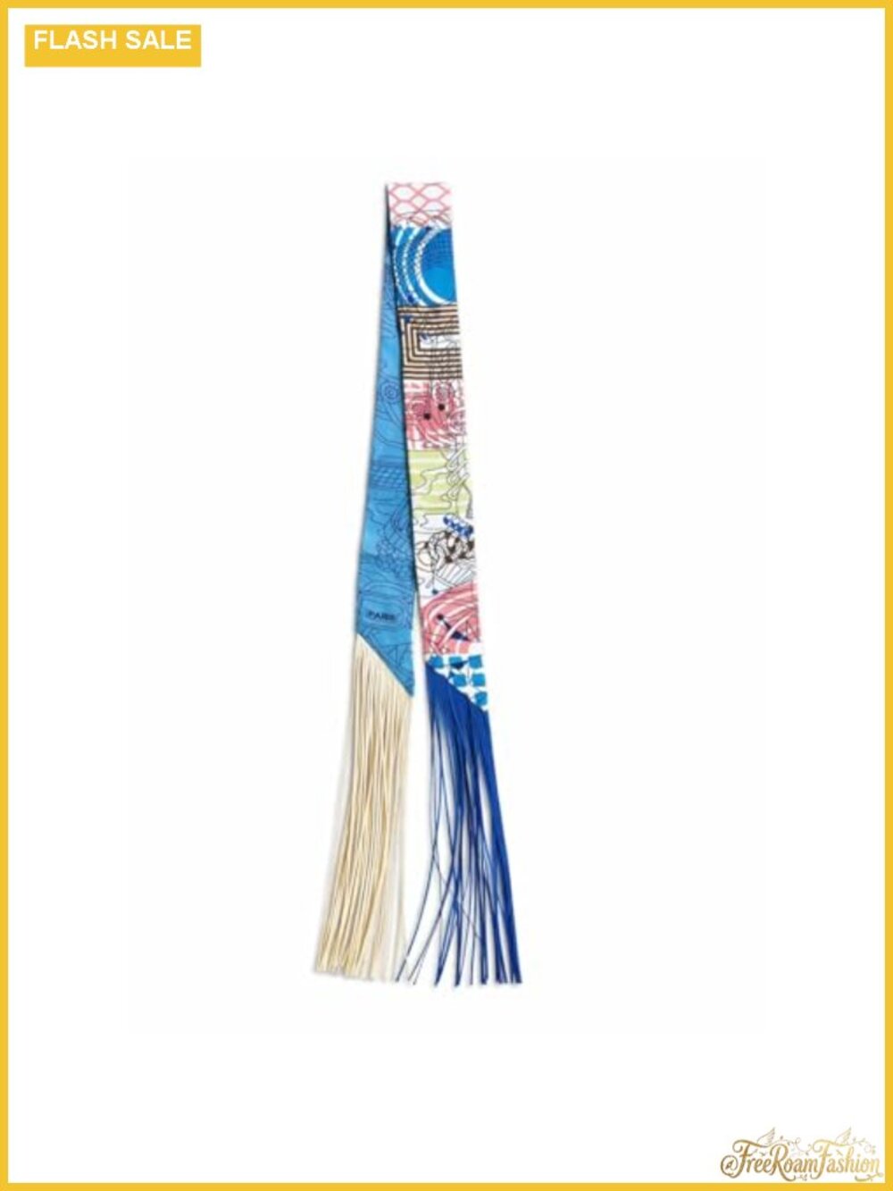 Fringe Skinny Scarf Lightweight Women's Hair Neck Handbag Wrap